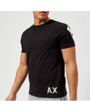 ARMANI EXCHANGE Back Logo T-shirt - Black
