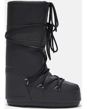 Moon Boot Icon Rubber Boots - Black