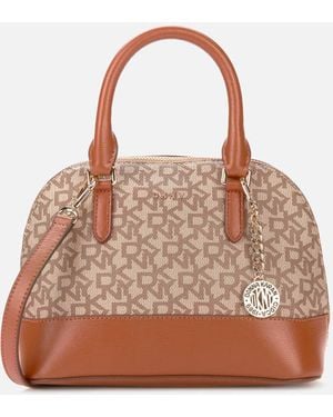 DKNY Bryant Park Dome Satchel - Brown