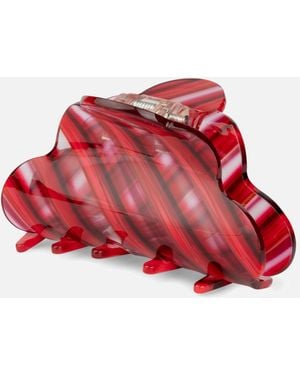 SUI AVA Lene Transparency Acetate Big Claw Clip - Red