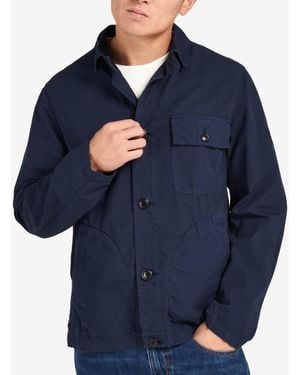 Barbour International x Steve McQueen Cotton Terrance Chore Casual Jacket - Blue