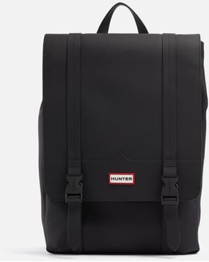 HUNTER Original Rubberised Large Backpack - Black