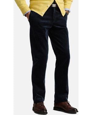 Polo Ralph Lauren Jeremy Cotton-blend Corduroy Trousers - Blue