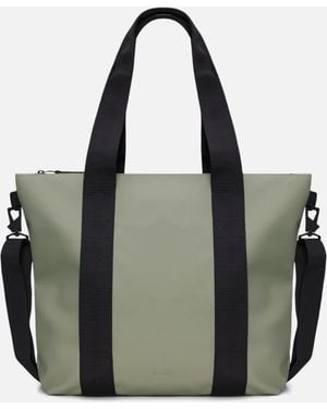 Rains Matte Shell Tote Bag Mini - Black