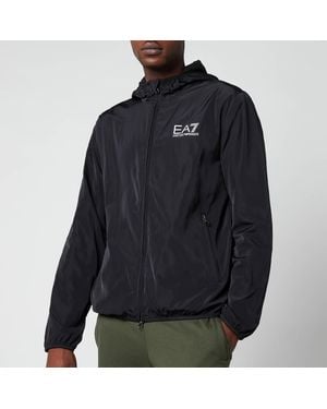 EA7 Down Jacket in Black for Men Lyst UK