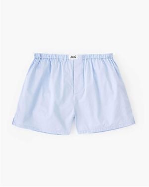 Les Girls, Les Boys Classic Woven Boxers - Blue