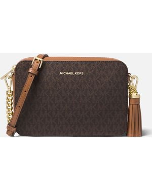 Michael kors sling bag brown hotsell