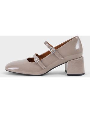 Vagabond Shoemakers Vagabond Adison Patent Leather Mary Jane Heels - Brown