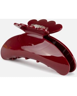 SUI AVA Helle Acetate Big Claw Clip - Red