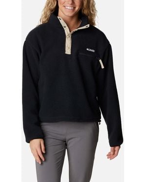 Columbia Helvetiatm Cropped Fleece Jacket - Black