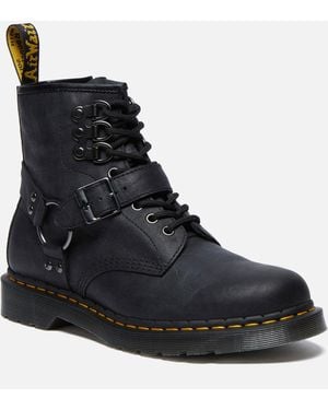 Dr. Martens 1460 Hardware Leather Boots - Black