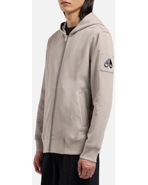 Moose Knuckles Hartsfield Cotton-Jersey Hoodie - Grey