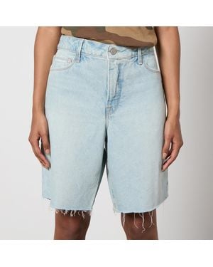 GOOD AMERICAN Denim Bermuda Shorts - Blue
