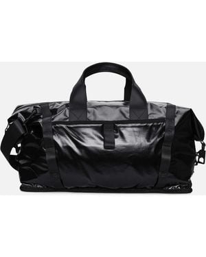 Rains Sibu Coated Faux Patent Weekend Bag - Black