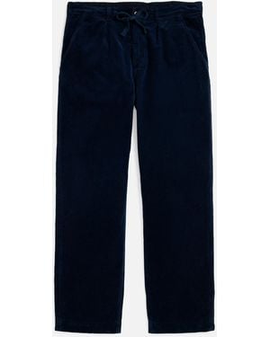 Polo Ralph Lauren Easy Cotton-corduroy Trousers - Blue