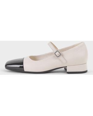 Vagabond Shoemakers Vagabond Debbi Leather Mary Jane Shoes - White