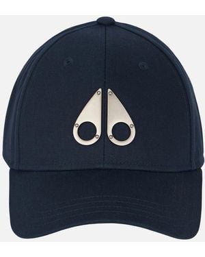 Moose Knuckles Logo Cotton-twill Icon Cap - Blue