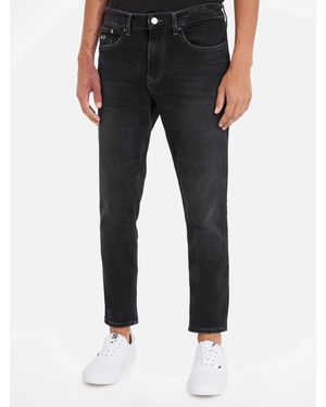 Tommy Hilfiger Austin Slim Tapered Recycled Cotton Jeans - Black