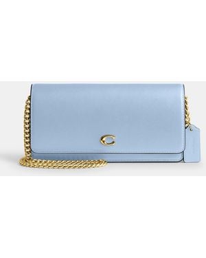 COACH Essential Long Wallet On Chain - Blue
