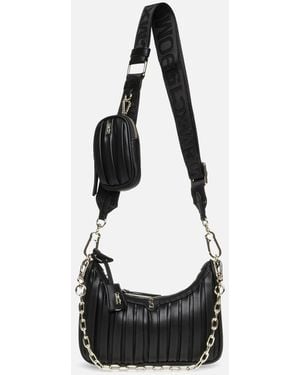 Steve Madden Bzarina Faux Leather Crossbody Bag - Black