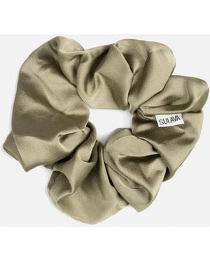 SUI AVA Moon Dust Woven Scrunchie - Metallic