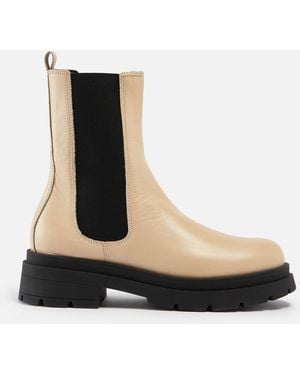Dune Palmz Leather Chelsea Boots - Black