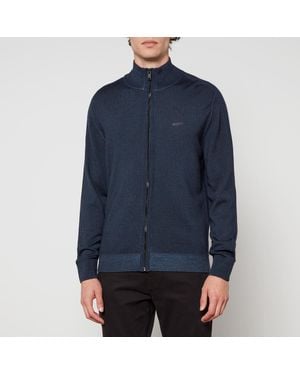 BOSS Apavolo Wool Jacket - Blue