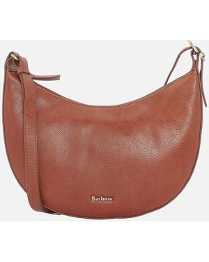 Barbour Laire Leather Sling Bag - Red