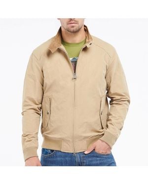 Barbour International x Steve McQueen Rectifier Harrington Casual Cotton-Blend Jacket - Natural