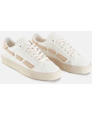 SAYE M'99 Unisex Vegan Leather Trainers - White