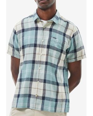 Barbour Croft Summer Cotton And Lyocell-Blend Shirt - Blue
