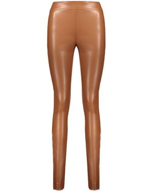 Cedric Charlier High-Waist Leggings - Brown