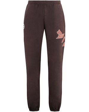 SICKO / Born From Pain Cotton Track-Pants - Brown