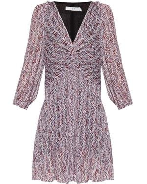 IRO Ruline Short Dress - Purple