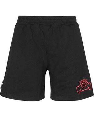 MSGM Cotton Bermuda Shorts - Black