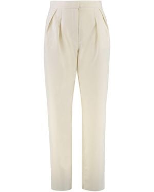 パンツ Max Mara Dede Carrot' Black Cotton Pants Cotton carrot-fit trousers, black | 