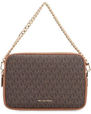 MICHAEL Michael Kors Camera Bag Bryant Media With Logo - Brown