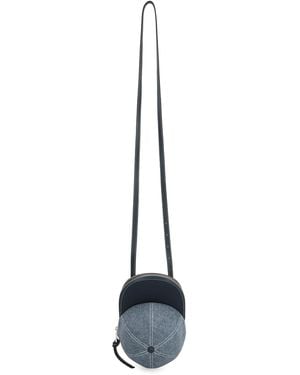 JW Anderson Cap Bag Medium Crossbody Bag - Blue