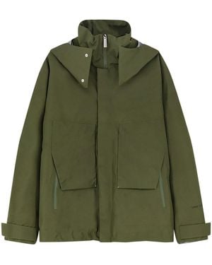 Laminar Waterproof Jacket With Padding - Green