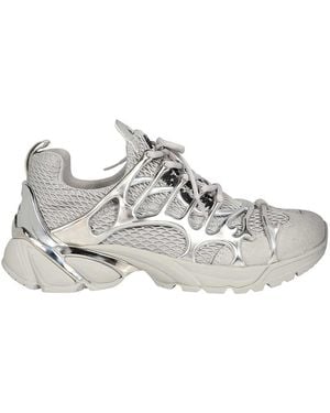 44 Label Group Mid-Top Sneakers - White