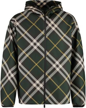 Burberry Technical Fabric Hooded Jacket - Black