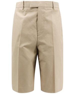 Ferragamo Luxury Cotton Bermuda Shorts For - Natural