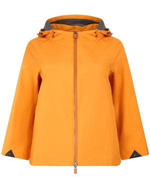 Herno Rain Jacket With Hood - Orange