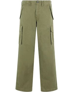 Burberry Cotton Cargo Pants - Green