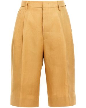 Tagliatore 'B-Effie' Bermuda Shorts - Yellow