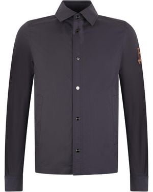 Herno Dark Elegant Jacket With A Comfortable Fit - Blue