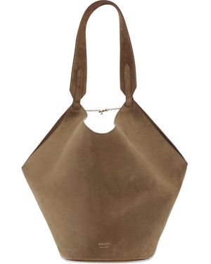 KHAITE Lotus Small Tote - Brown