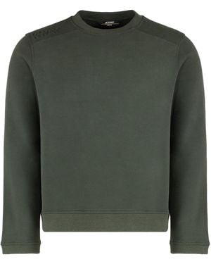 K-Way Sweater With A Round Neck Perruel - Green