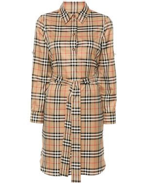 ワンピース BURBERRY Printed Viscose Dress 17294568_35983945_1000.jpg