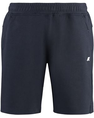 K-Way Keny Cotton Bermuda Shorts - Blue